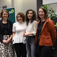 Foto von Tanja Meyer, Evrim Camuz, Asha Hedayati und Swantje Schendel